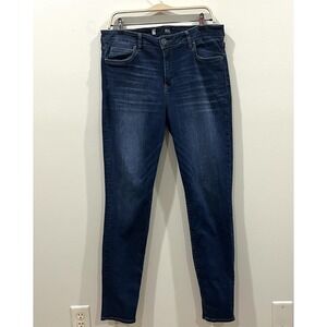 Kut From The Kloth Mia High Rise Skinny Jeans Dark Wash Women's Size 14